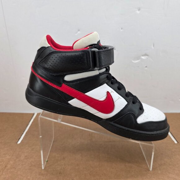 Nike Men's Zoom Air ID 6.0 High Top Shoes Red Black White 418441-992 Sz 12 - Picture 6 of 9